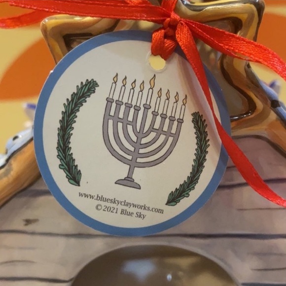 Blue Sky Clayworks HANUKKAH Candle House - Picture 10 of 10